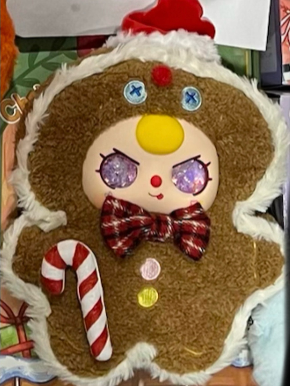 Cute Gingerbread Plush baby three 400% with custom face